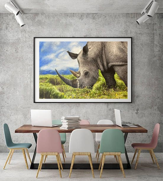 rhino painting