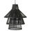 Miniature : Suspension bambou noire 
