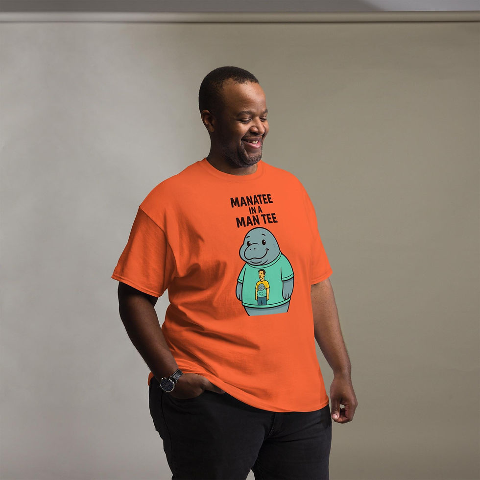 Thumbnail: Manatee in a Man Tee - Unisex classic tee