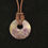 Thumbnail: Amethyst Colored Donut Pendant Necklace
