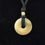 Thumbnail: Sand Colored Donut Pendant Necklace