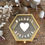 Miniature : Boîte à alliances en verre personnalisée COEUR