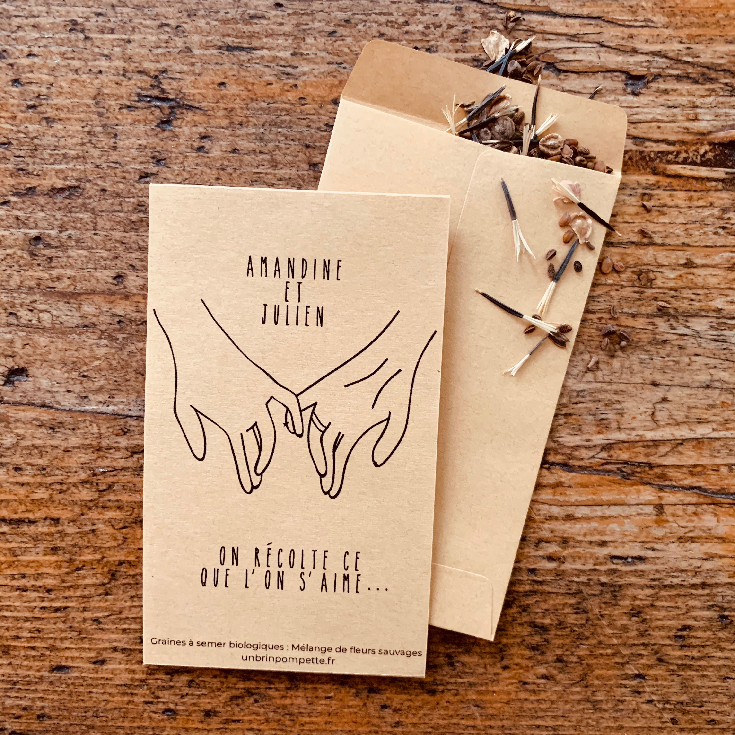 Sachet de graines bio thème 27