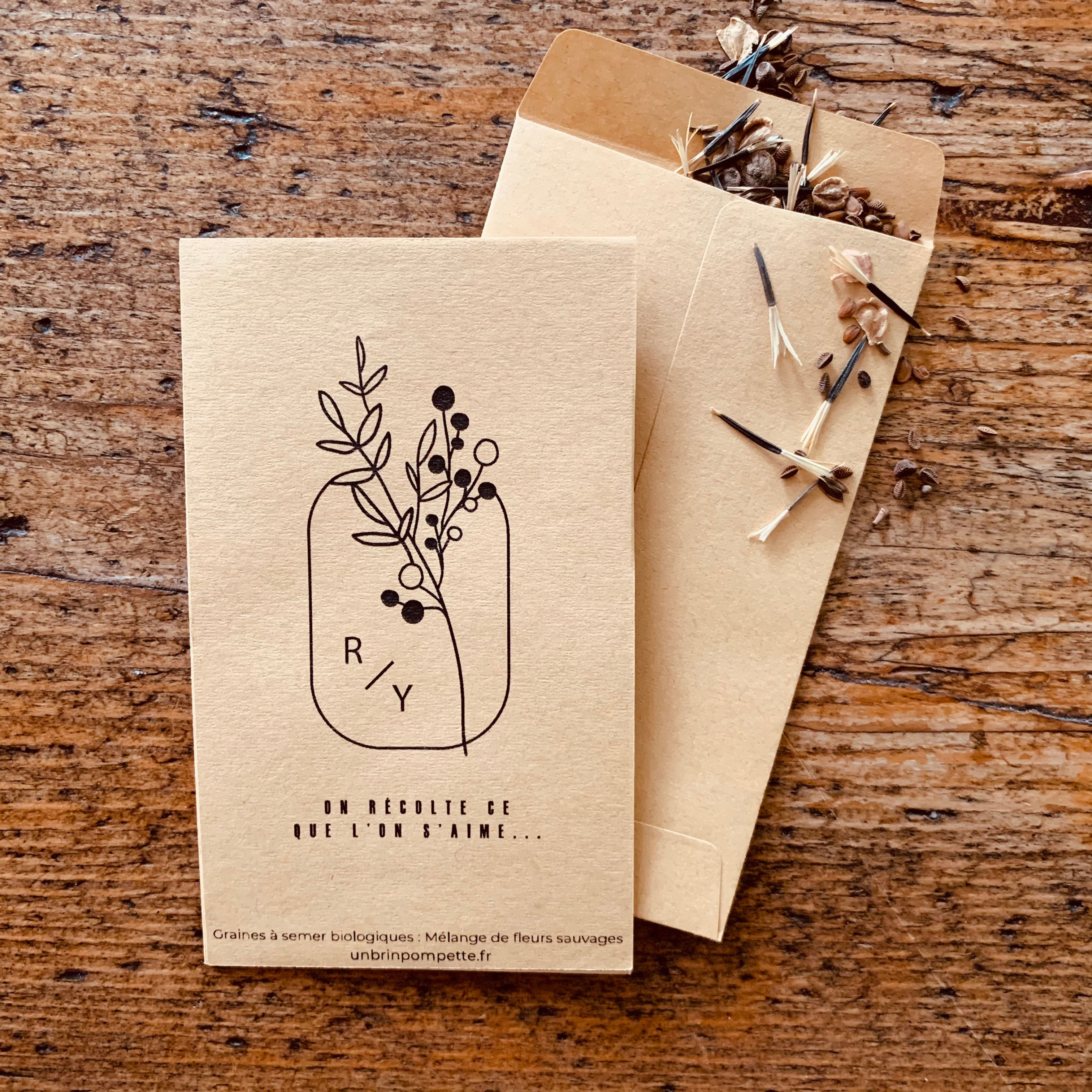 Sachet de graines bio thème 25