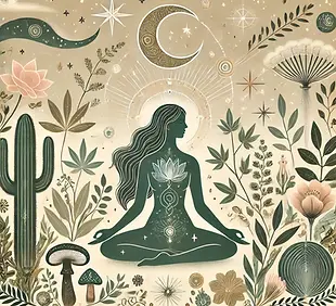 DALL·E 2024-12-15 10.49.28 - A serene and artistic illustration representing spiritual con
