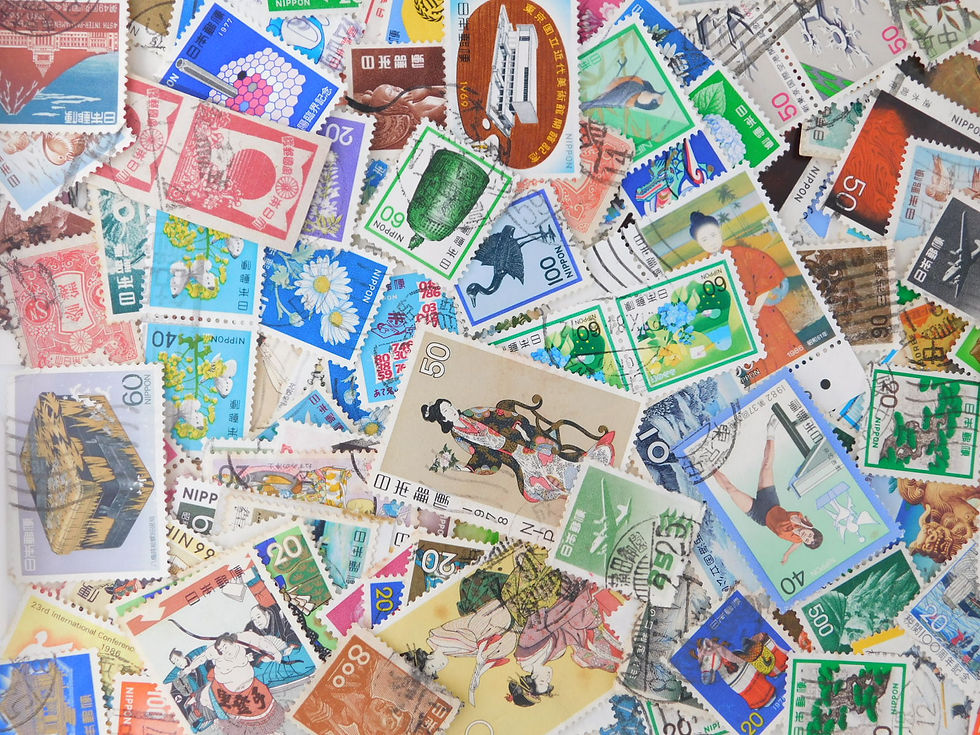 Thumbnail: 1000pcs Japan Mix commemorative 5:5 used  OFF paper