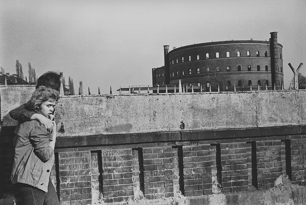 Couple Walking - East Berlin (GDR) April '84