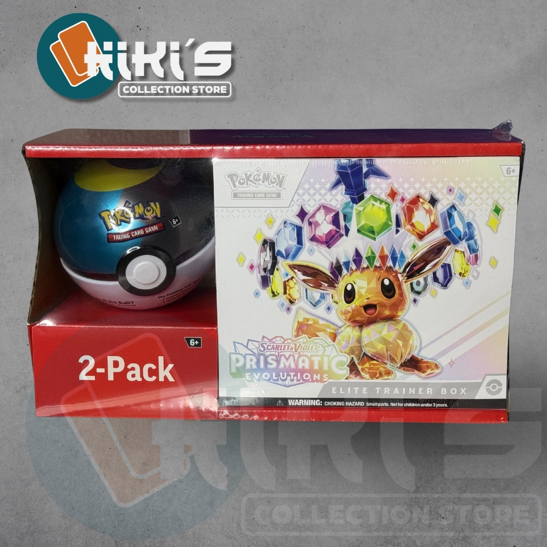 Pack Pokémon Prismatic Evolutions Elite Trainer Box & Poké Ball Booster