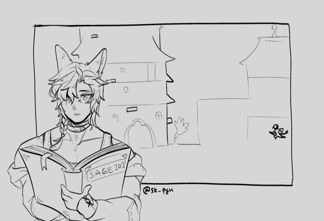 "Kugane Parkour" - Day 20 of Doodle Commenced
