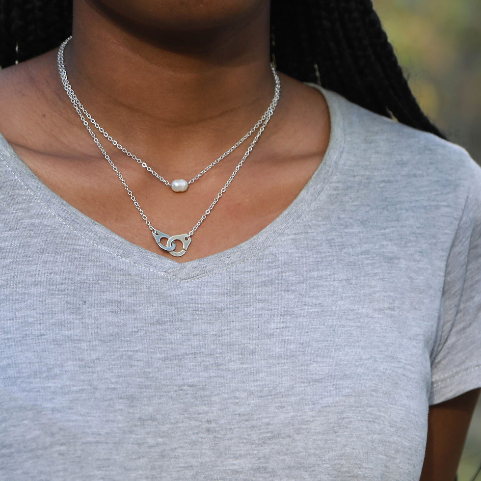 Collier Perle d'eau douce - accessoire tendance et intemporel par Les Pépites de Francine