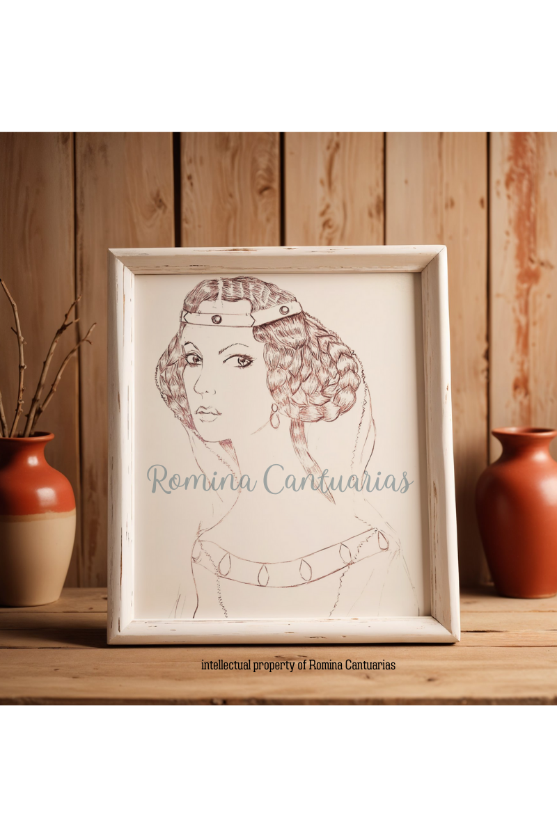 Mujer de la Isla Antigua