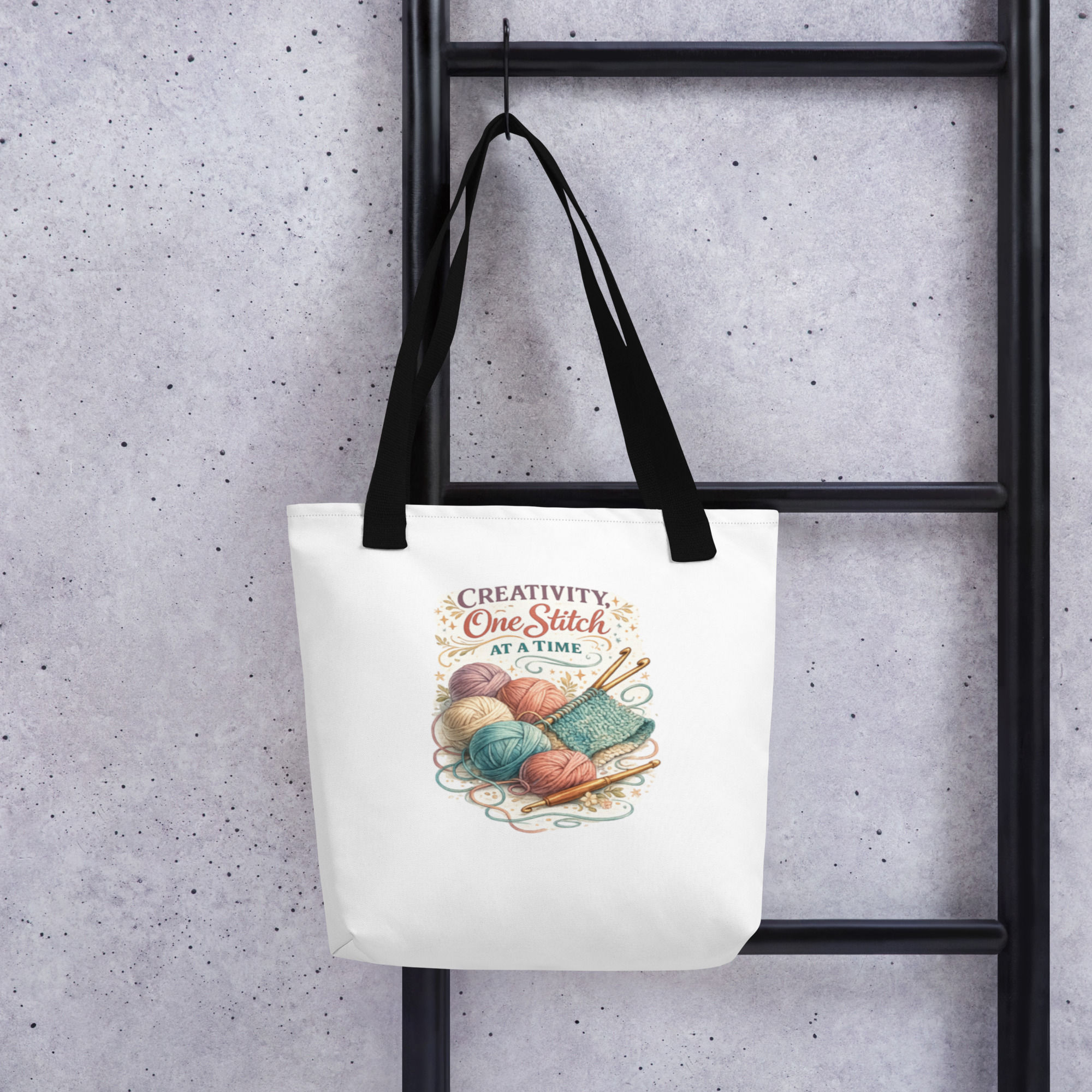 Tote bag: Creativity one stitch at a time