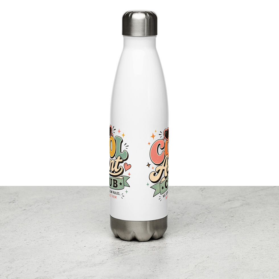 Thumbnail: Stainless steel water bottle: Cool Aunt Club