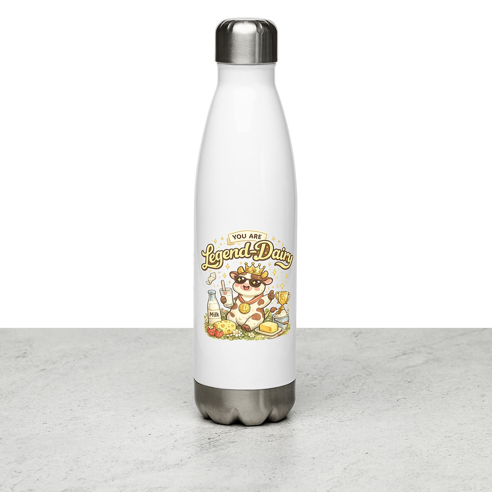 Thumbnail: Stainless steel water bottle: You are legend-dairy
