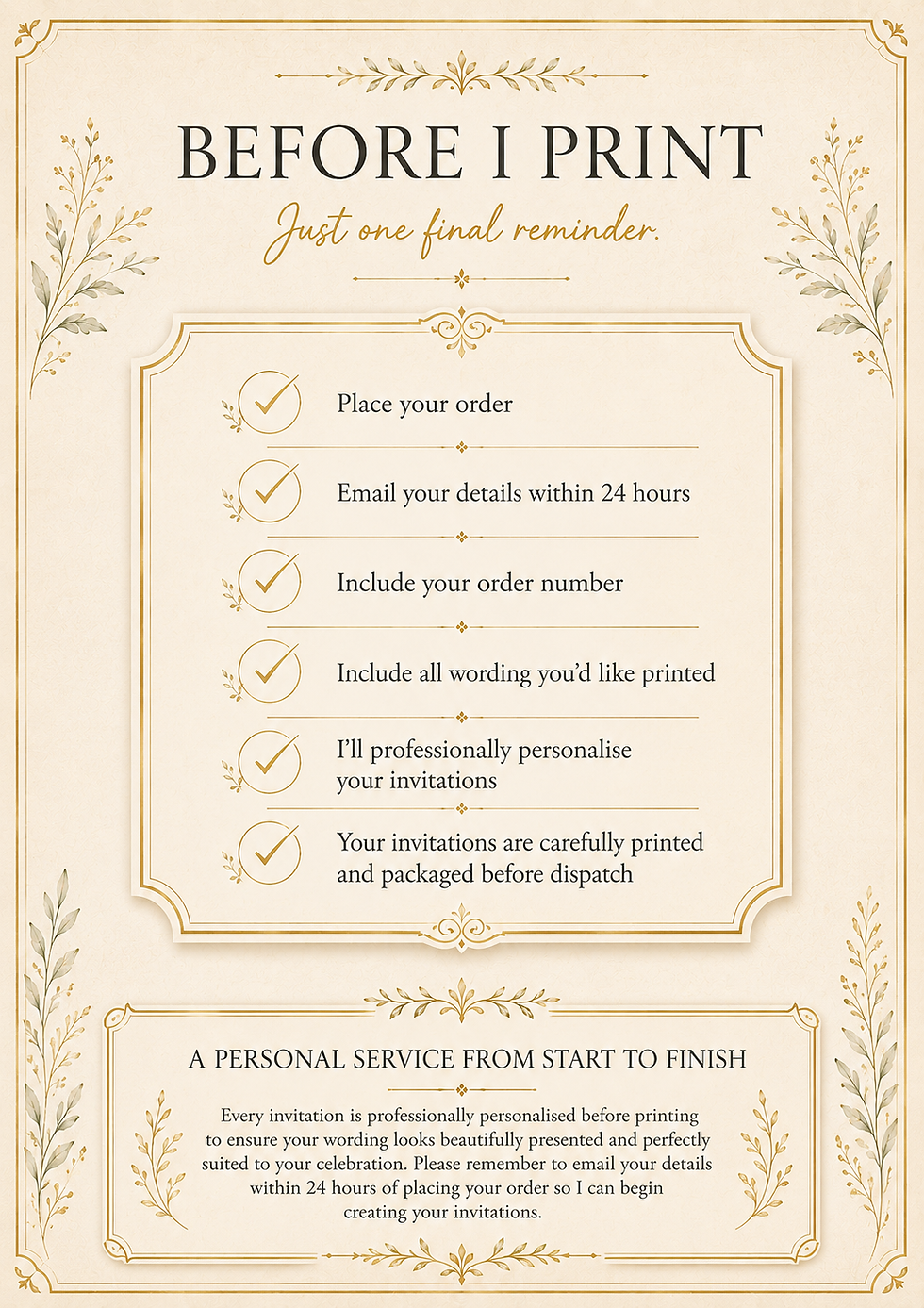 Thumbnail: Personalised Destination Wedding Invitations | Luxury Double-Sided A5 Invites
