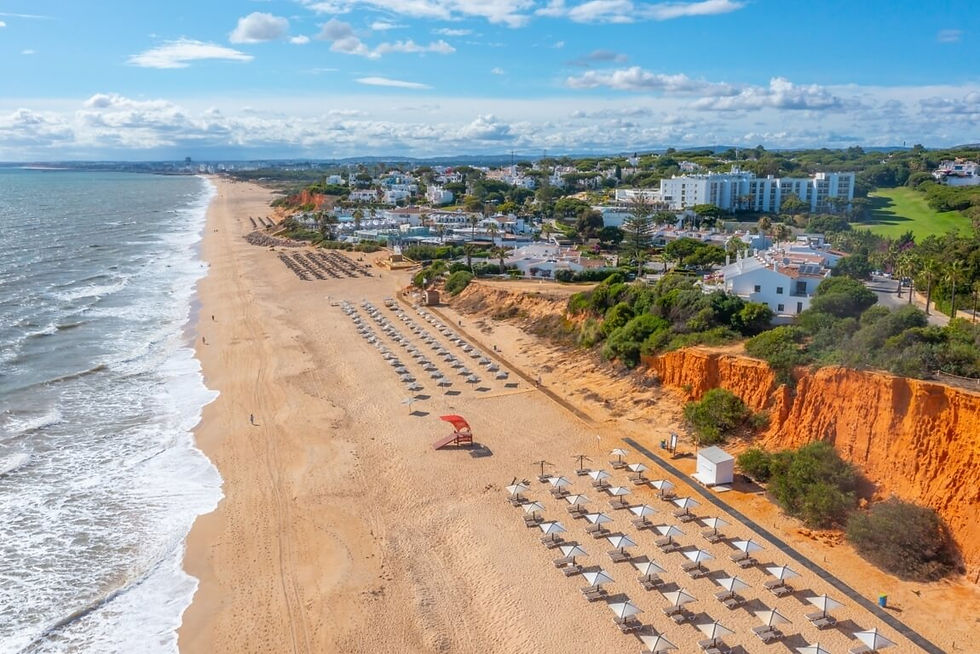 Praia do Vale do Lobo Beach