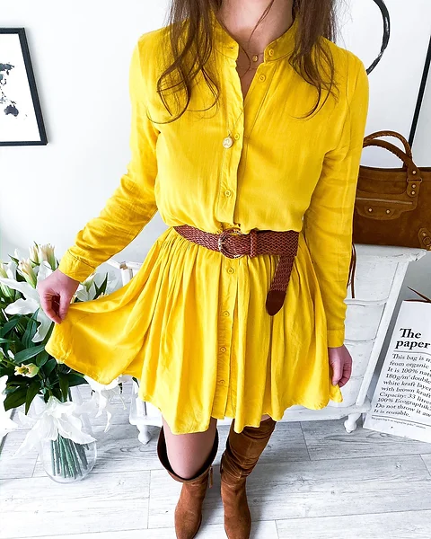 Robe Lisa Jaune Mait Armoir