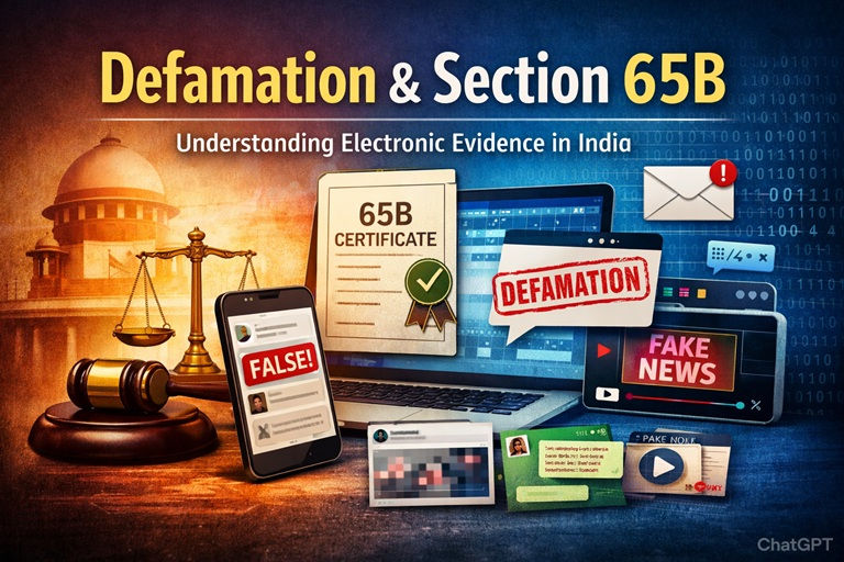 Defamation & Section 65B of the Indian Evidence Act: A Practical Walkthrough