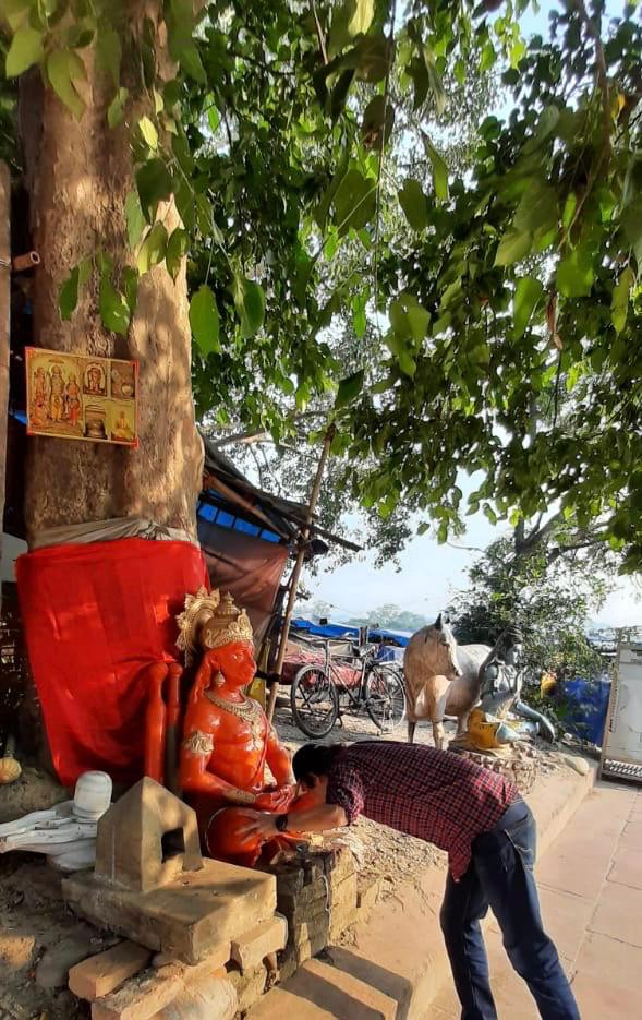 महानायक आज़ाद हर की पौड़ी हरिद्वार में