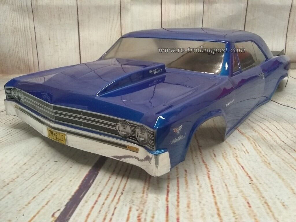 1967 CHEVY CHEVELLE Custom Painted RC Body 1/10 WB 330mm/22S/DR10/Slash/Drag