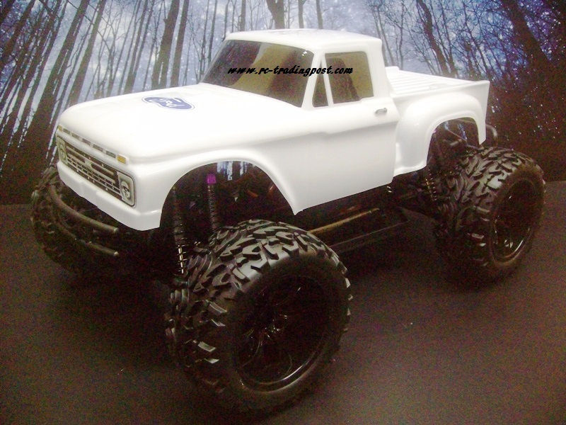 Custom Painted 1966 Ford F-100 EPX 4X4 RTR 1/10 RC Monster Truck Waterproof