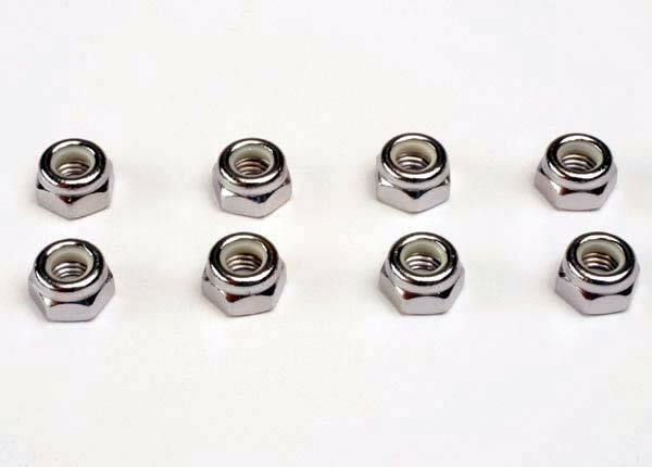 TRA4147 TRAXXAS Nuts, 5mm nylon locking (8)