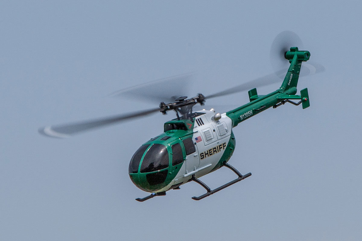 Hero-Copter Sheriff 4 Channel RTF RC Helicopter 6 Axis/Auto Take Off/Landing