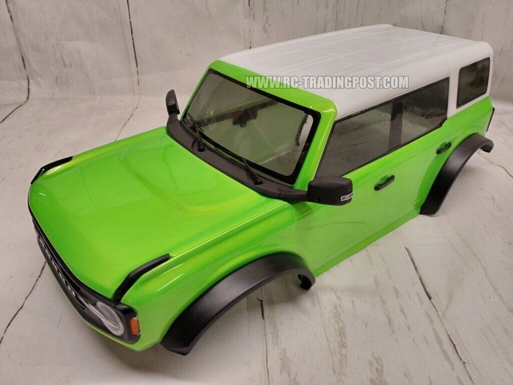 2021 Ford Bronco Body Custom Painted For Traxxas TRX-4 RC Scale Crawlers 12.8"