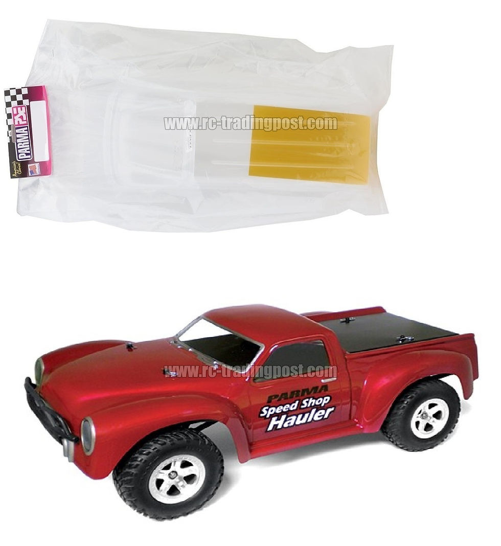 Parma Speed Shop Hauler Short Course Race Truck Clear RC Body 1/10 Slash, Senton
