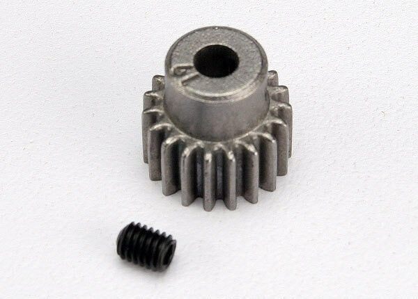 TRA2419 TRAXXAS Gear, 19-T pinion (48-pitch) / set screw