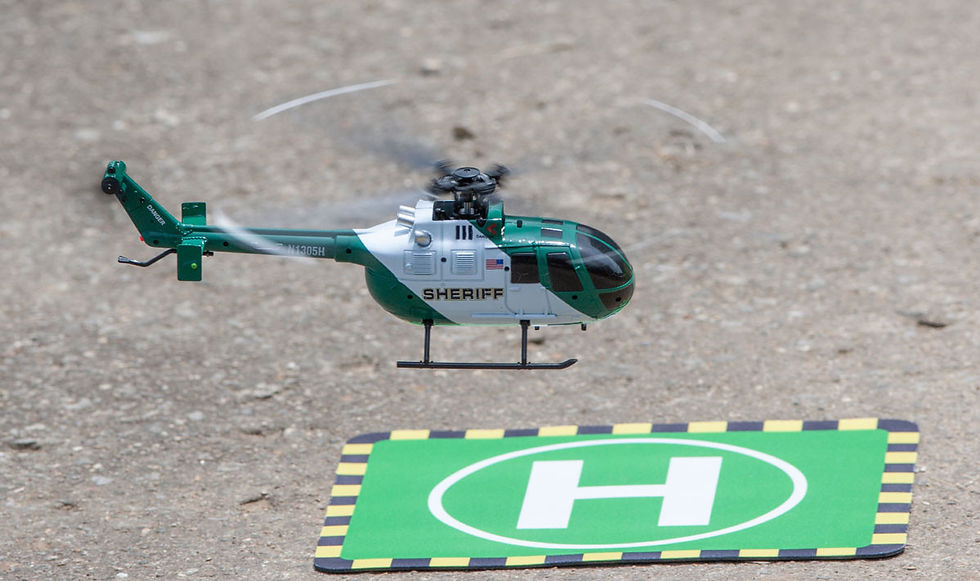 Thumbnail: Hero-Copter Sheriff 4 Channel RTF RC Helicopter 6 Axis/Auto Take Off/Landing