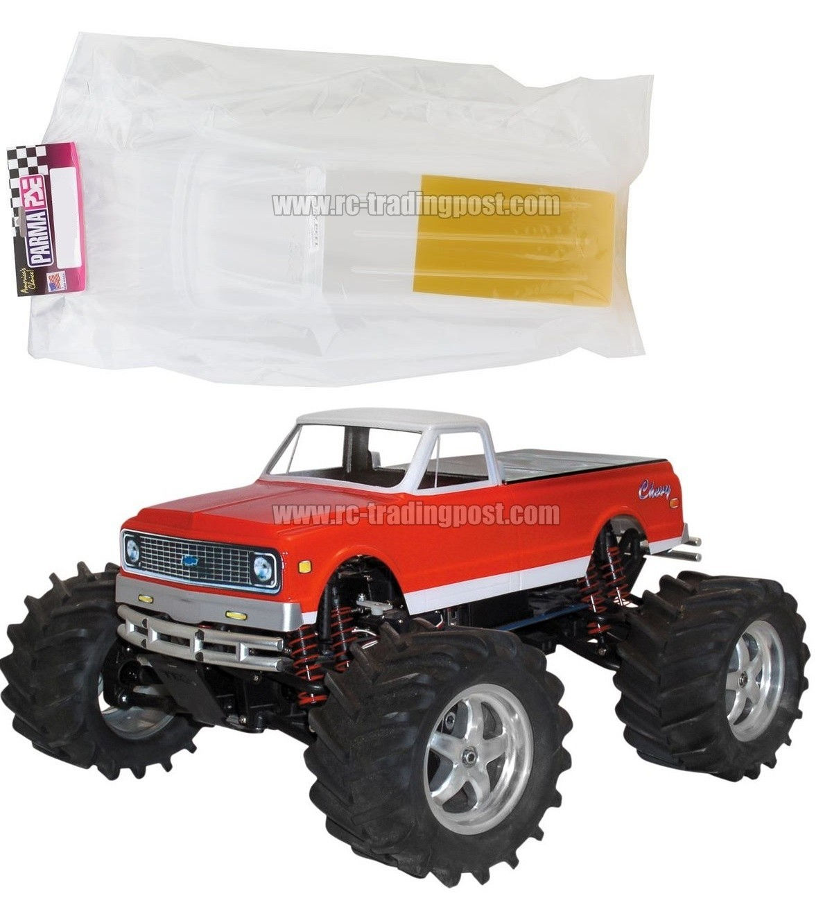 Parma 1972 Chevy Pickup Truck Clear RC Body 1/10-1/8 (T/E-Maxx/Revo/Savage)
