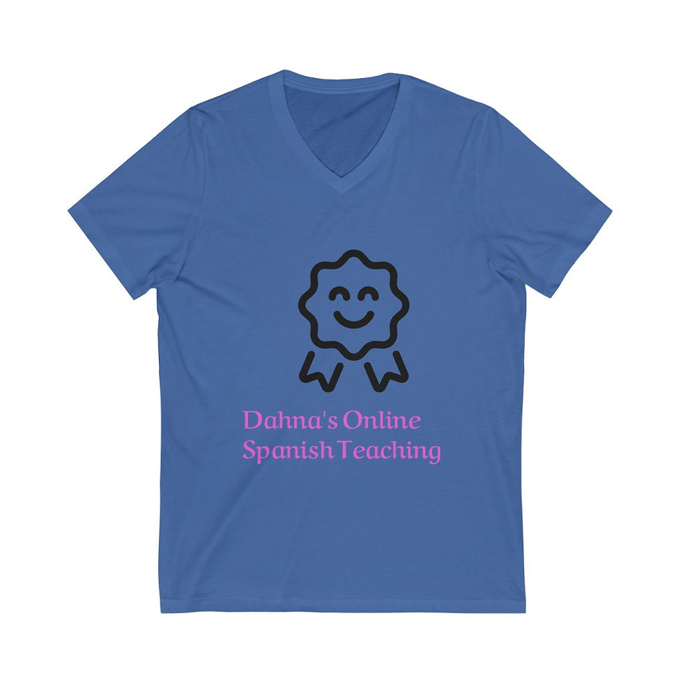 Thumbnail: Unisex Jersey Short Sleeve V-Neck Tee