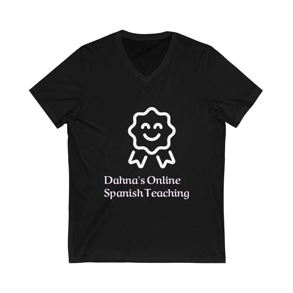 Unisex Jersey Short Sleeve V-Neck Tee