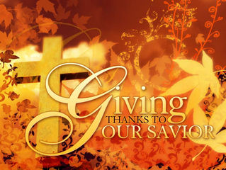 A Thanksgiving Reminder!