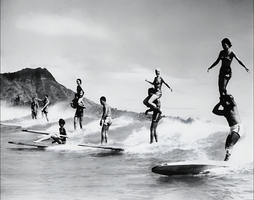 Long board competion