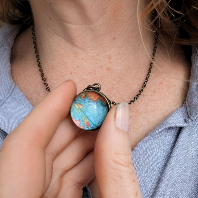 "God's Heart is for the World" Missions Necklace