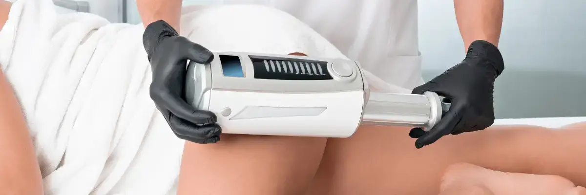 Clinical roller massage on the legs | Lazuk Esthetics Alpharetta GA