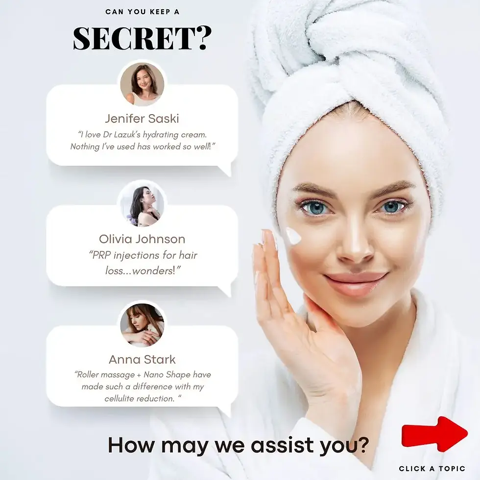 Advanced AI technology analyzing skin conditions and concerns
