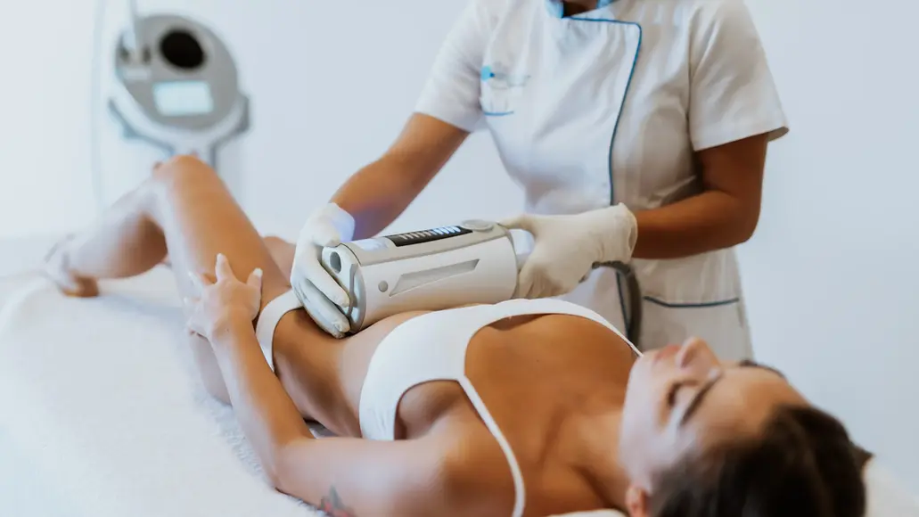 Clinical roller massage treatment on your  abdomen | Lazuk Esthetics Alpharetta, GA