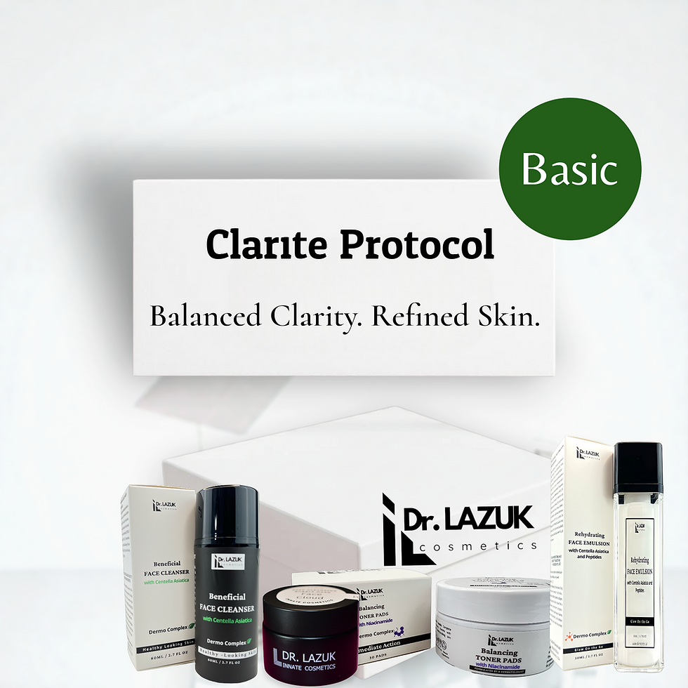 dermatologist-formulated skincare system designed to balance oil, calm visible sensitivity, and refine skin texture without o