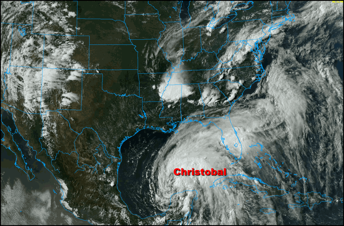 TROPICAL STORM TAKES AIM ON THE MIDWEST...