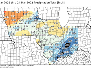 APRIL SHOWERS AHEAD OF SCHEDULE...