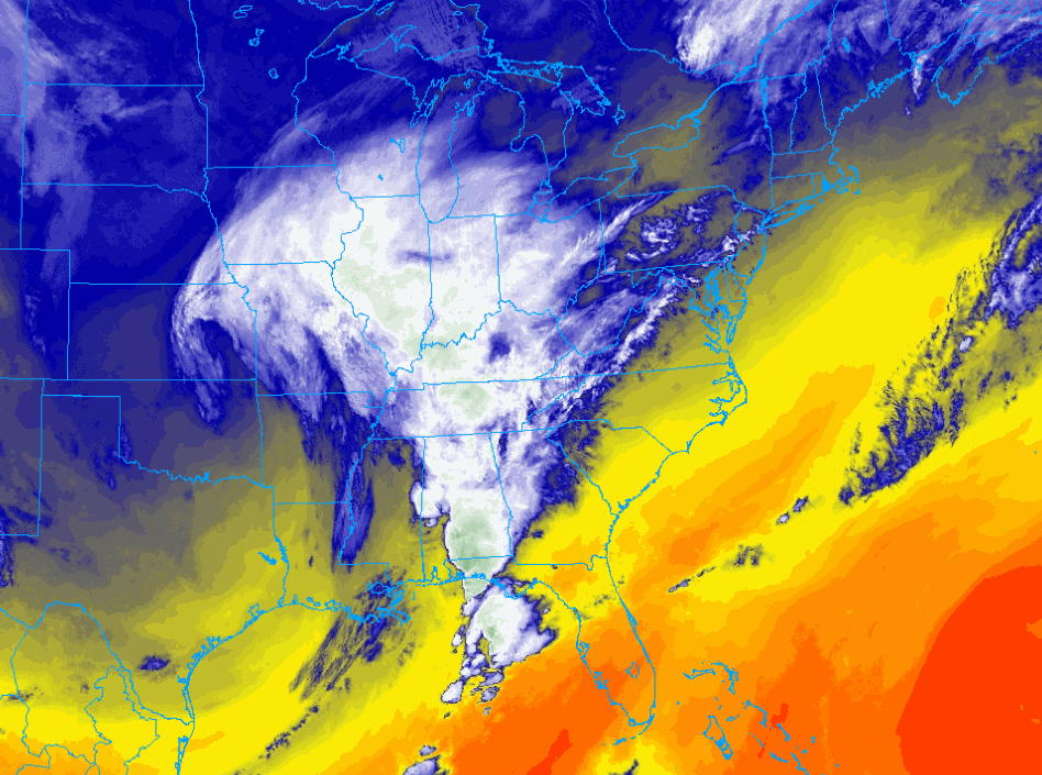 SNOW CREEPS BACK INTO THE PICTURE FOR SOME...