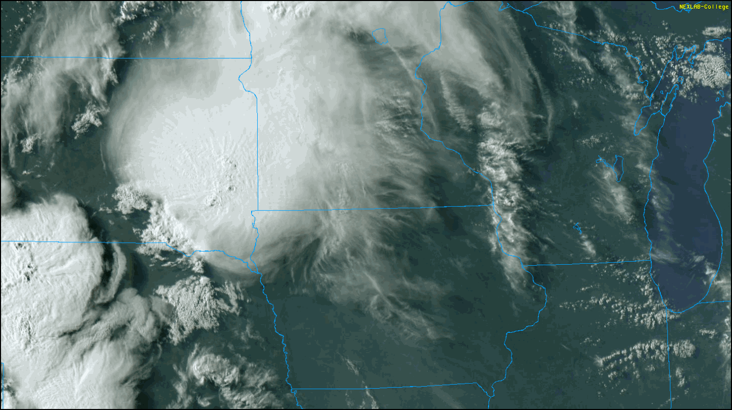 FRIDAY'S STORMS TIED TO OUTFLOW BOUNDARIES...