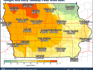 A WIND BLOWN CHILL BACK WITH US TODAY...