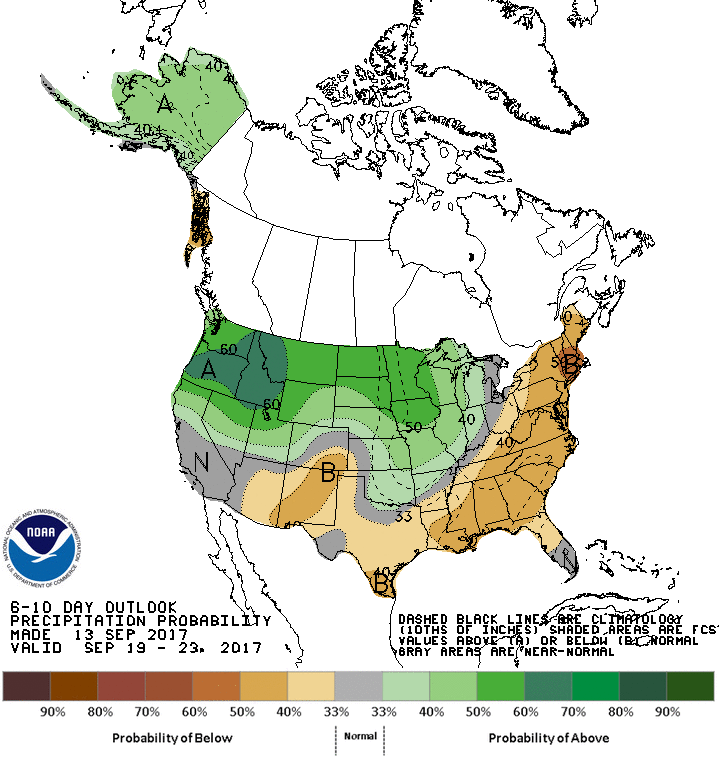 RAIN CHANCES INCREASING? LET'S HOPE SO...