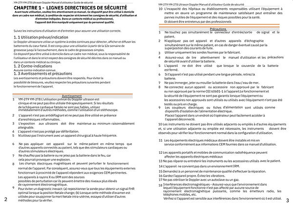 manuel d'utilisation français