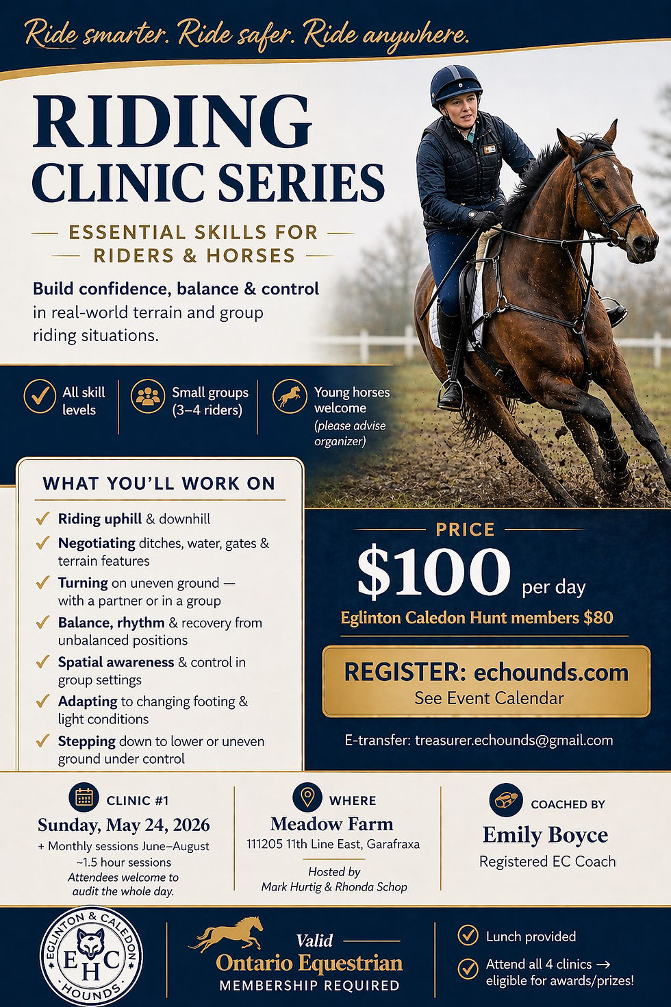 Riding Clinic #1 with Emily Boyce