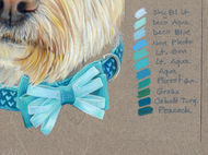 Annie portrait in progress 6 - The "Princess collar"